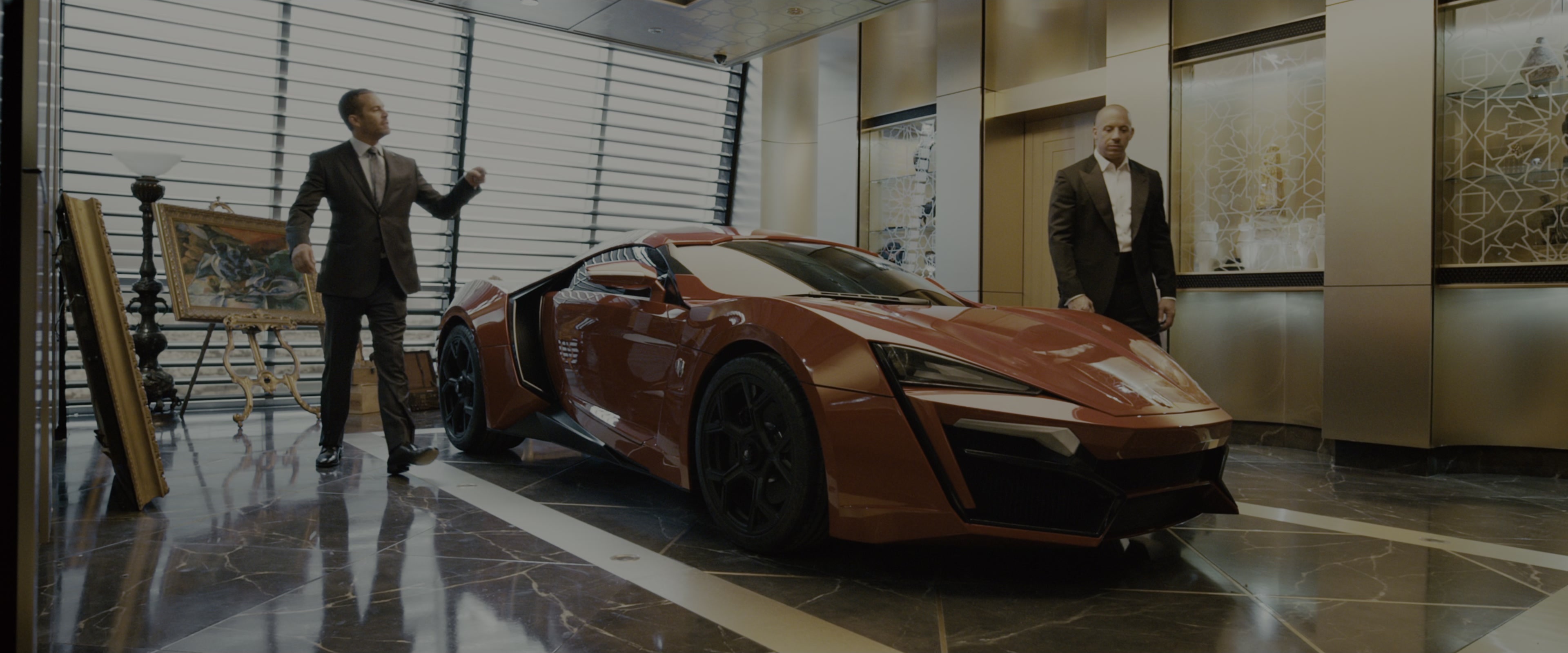 Fast & Furious 7 (2015), wide, 2.40:1 — film still
