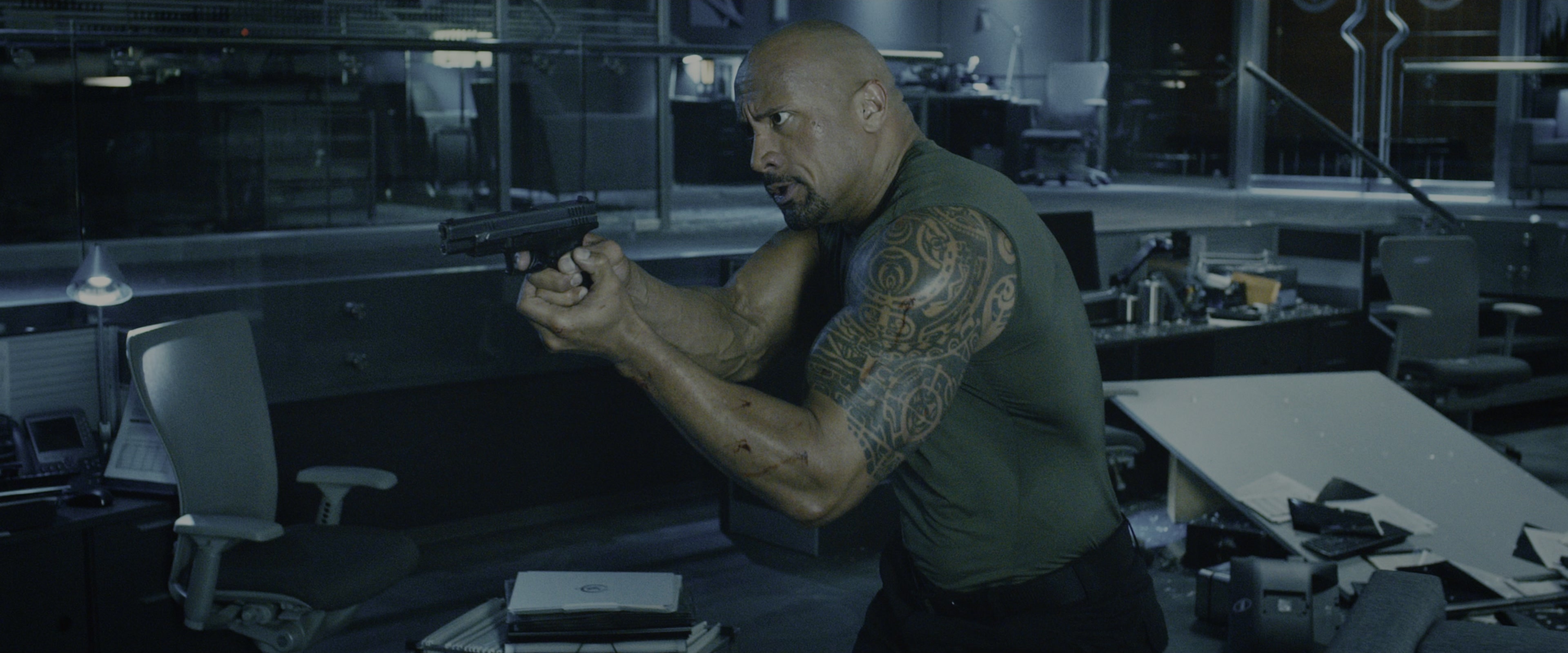 Fast & Furious 7 (2015), wide, 2.40:1 — film still