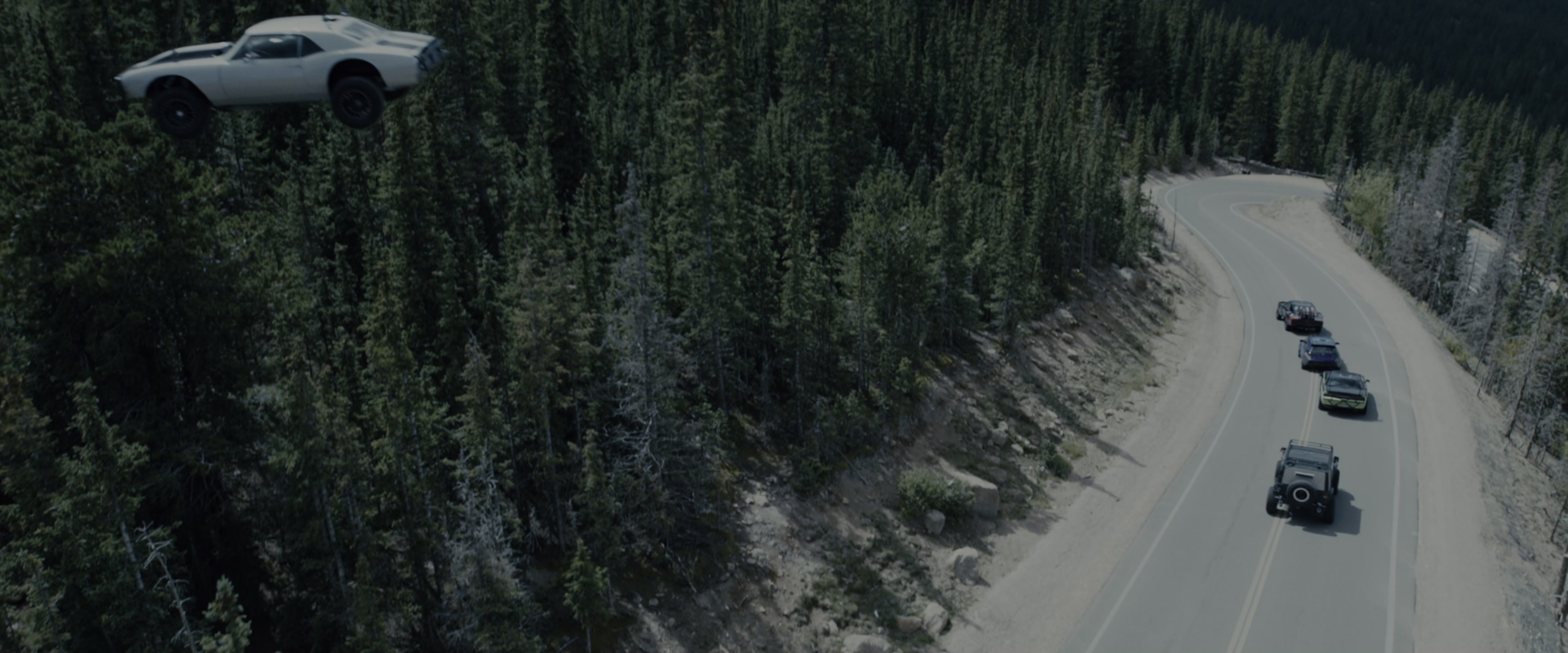 Fast & Furious 7 (2015), wide, 2.40:1 — film still