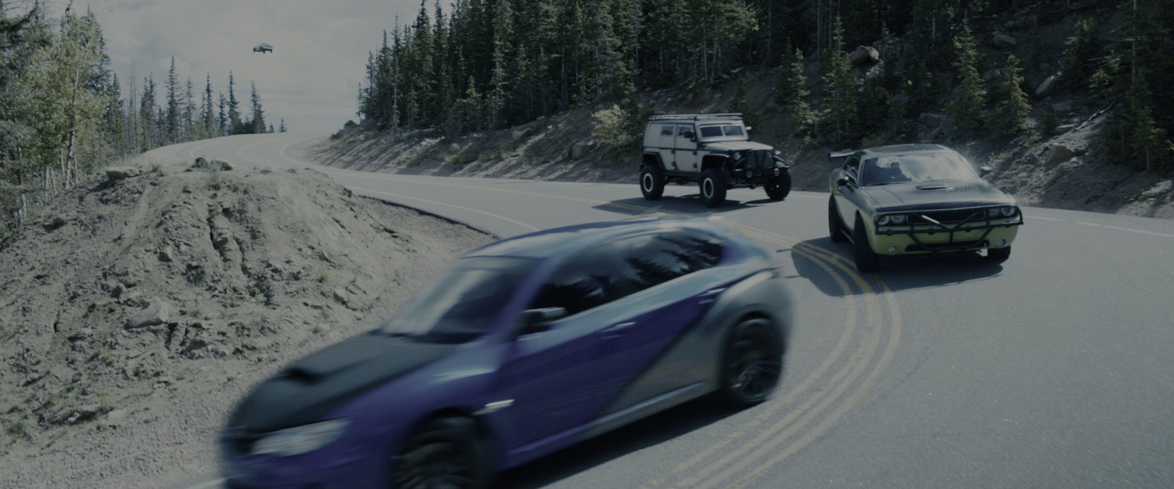 Fast & Furious 7 (2015), wide, 2.40:1 — film still