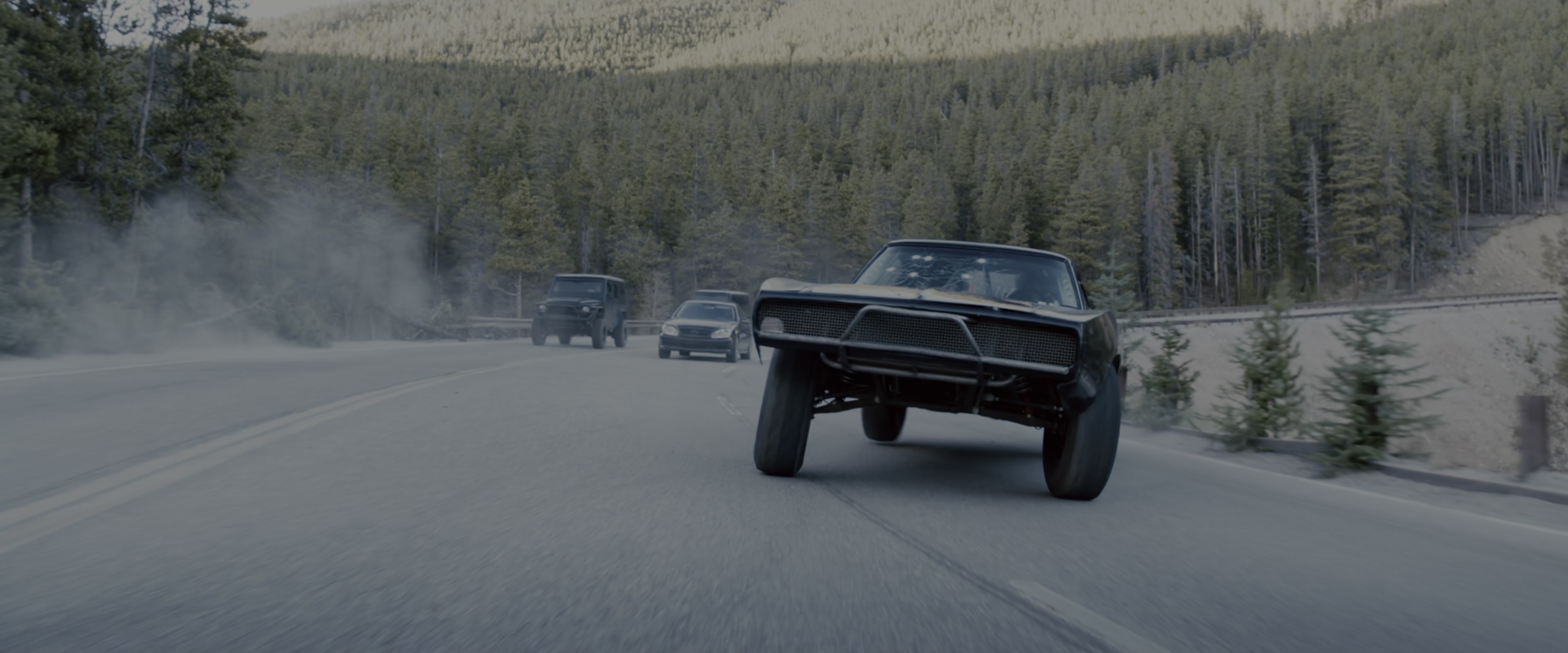 Fast & Furious 7 (2015), wide, 2.40:1 — film still
