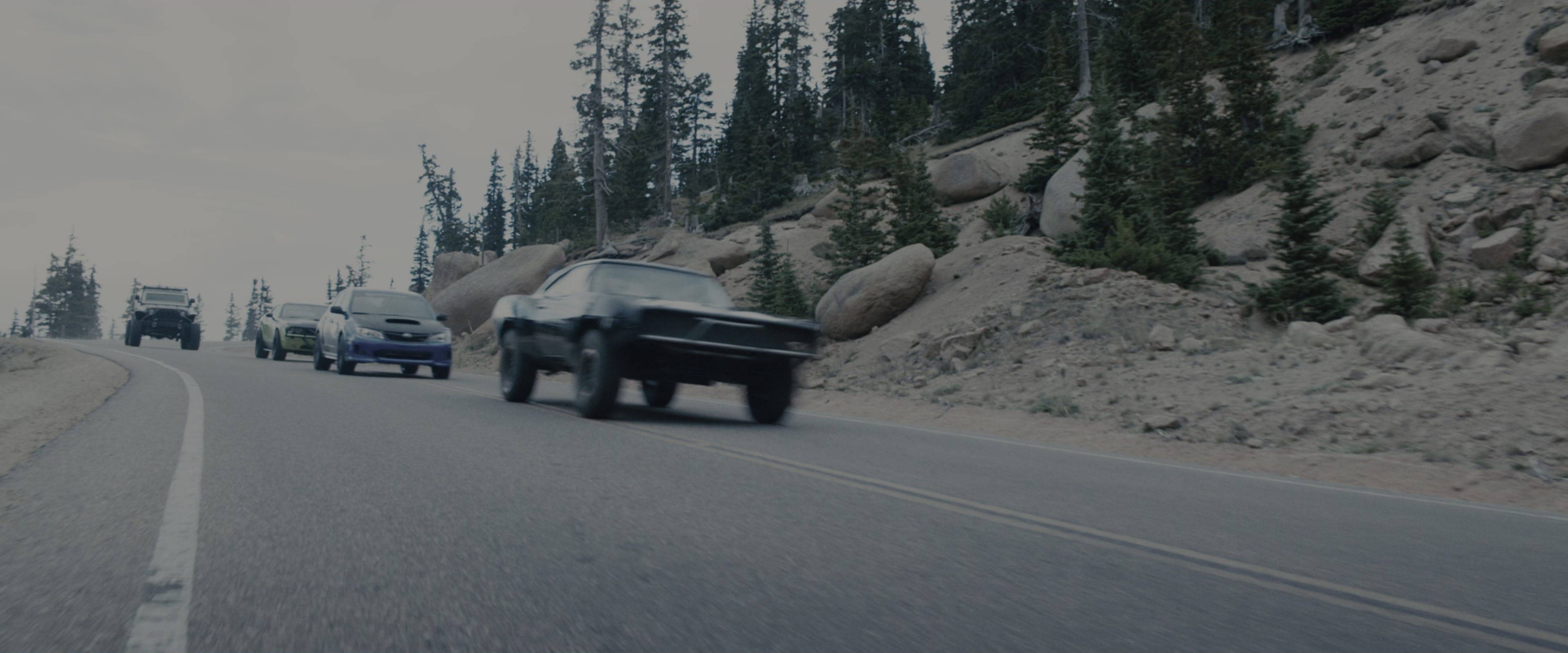 Fast & Furious 7 (2015), wide, 2.40:1 — film still