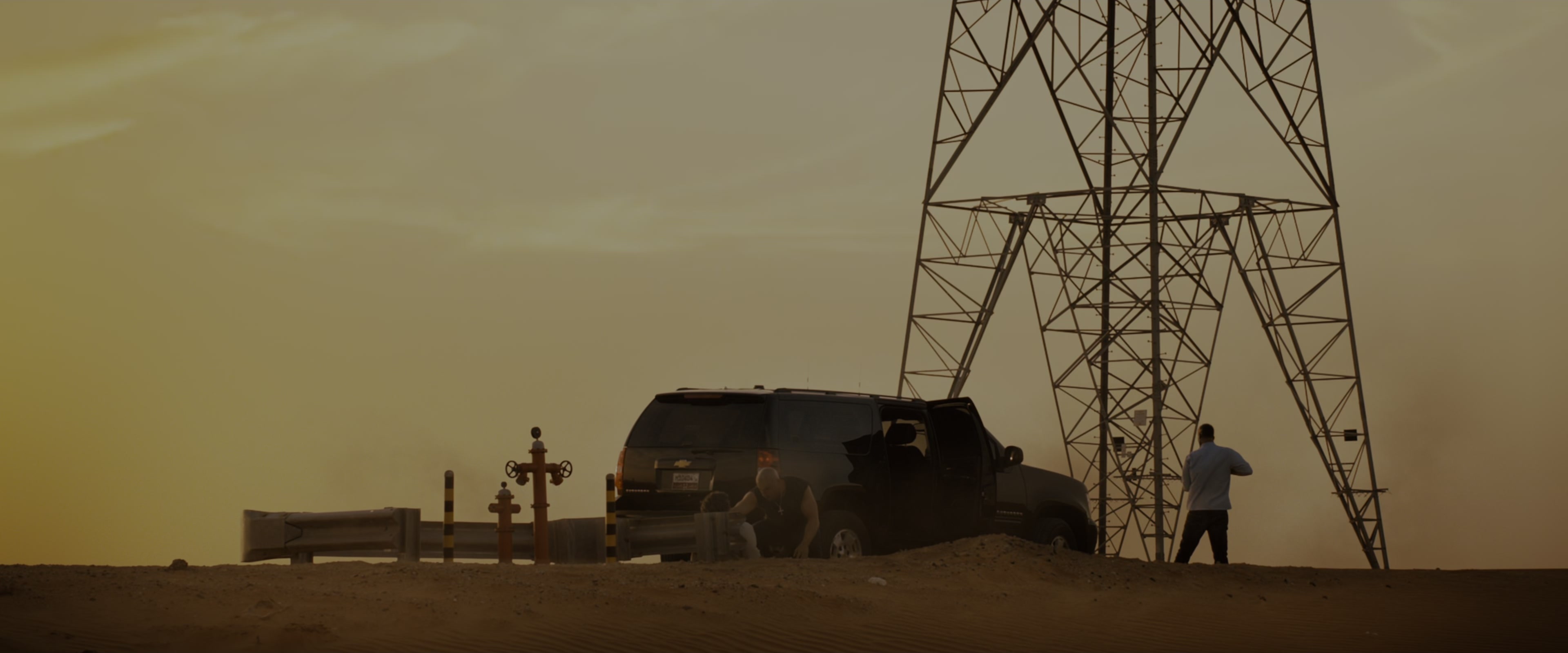 Fast & Furious 7 (2015), wide, 2.40:1 — film still