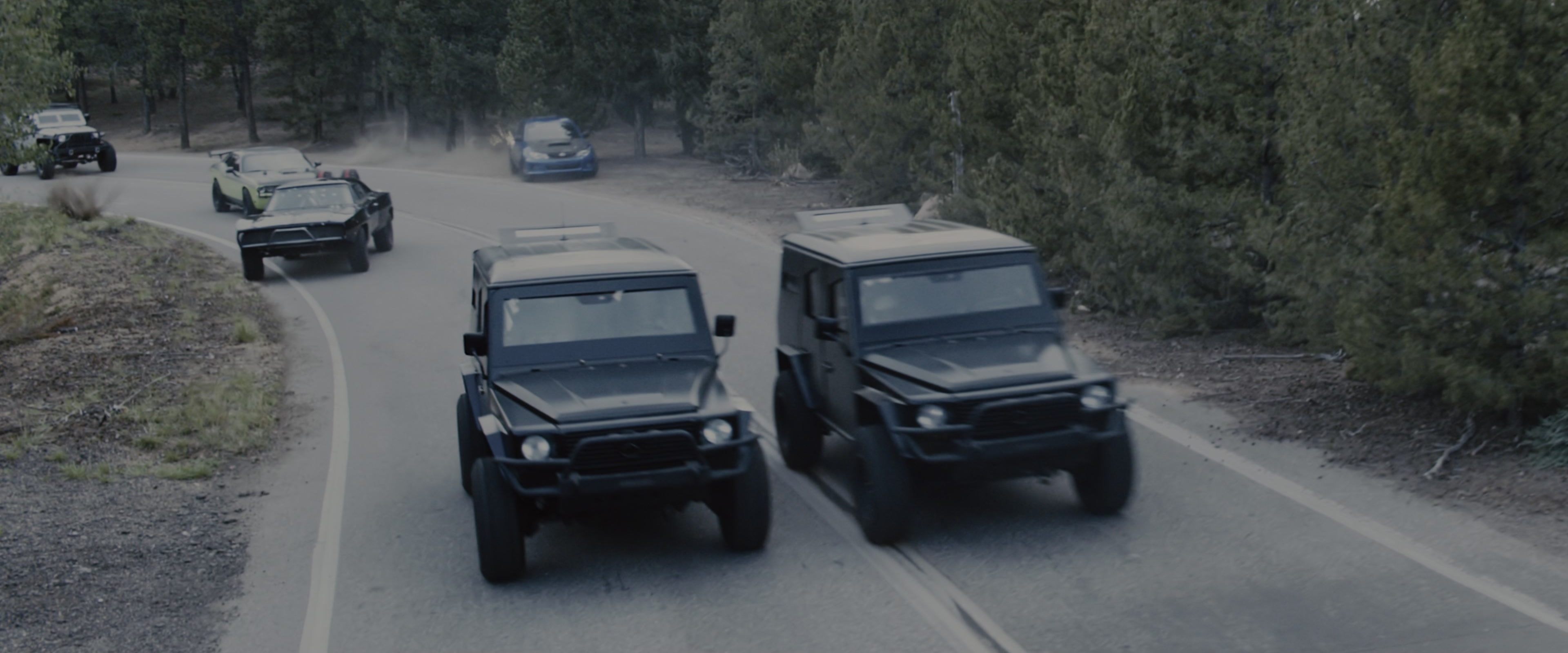Fast & Furious 7 (2015), wide, 2.40:1 — film still