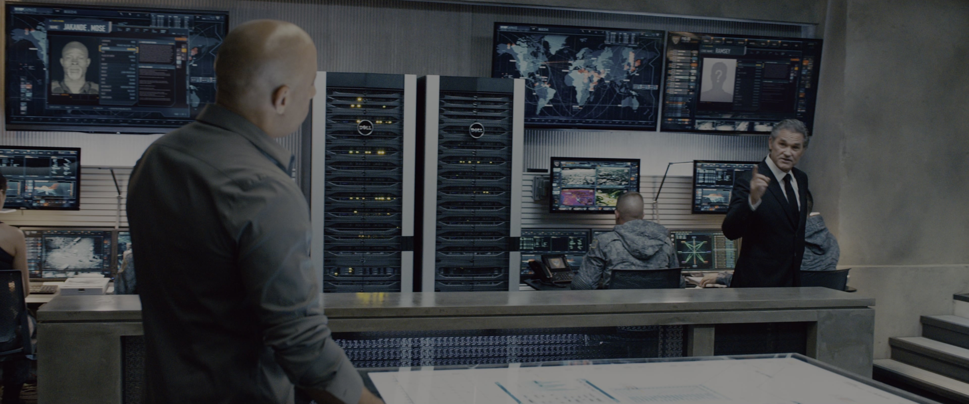 Fast & Furious 7 (2015), wide, 2.40:1 — film still
