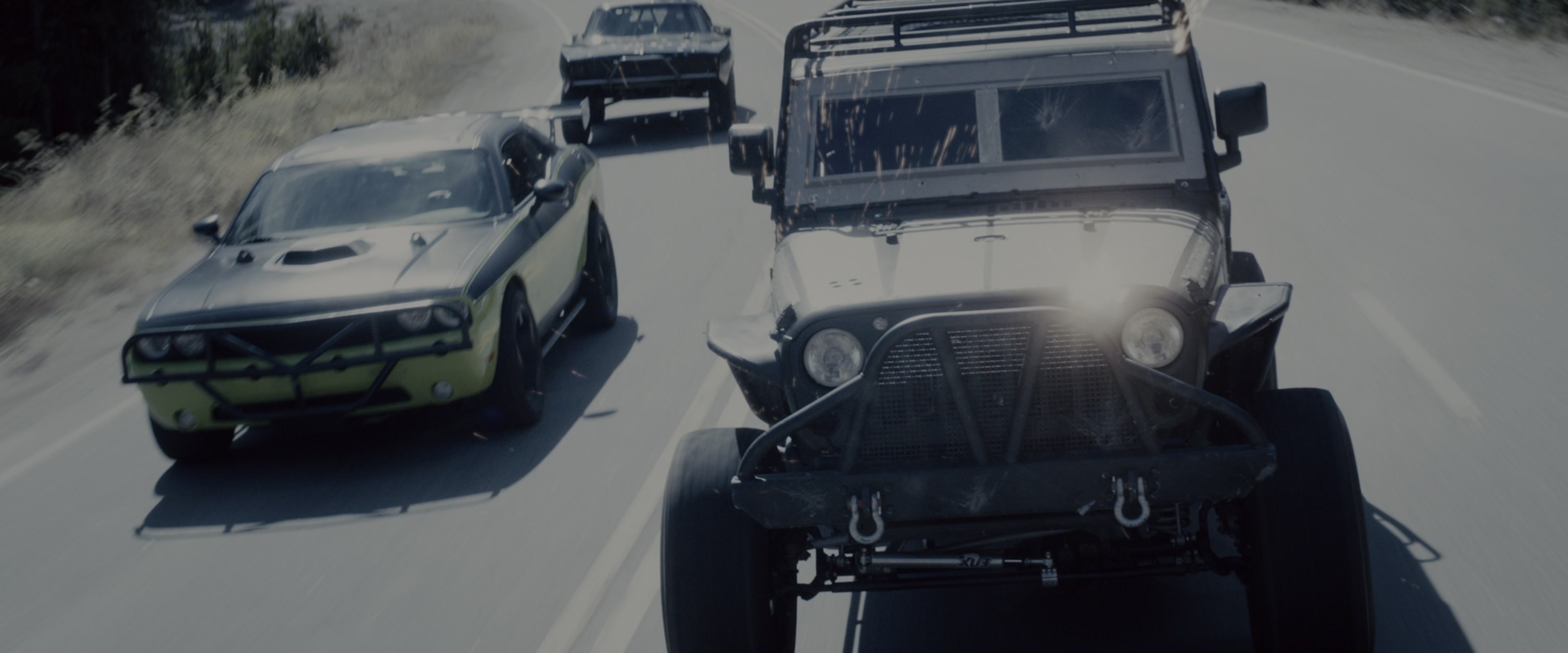 Fast & Furious 7 (2015), wide, 2.40:1 — film still