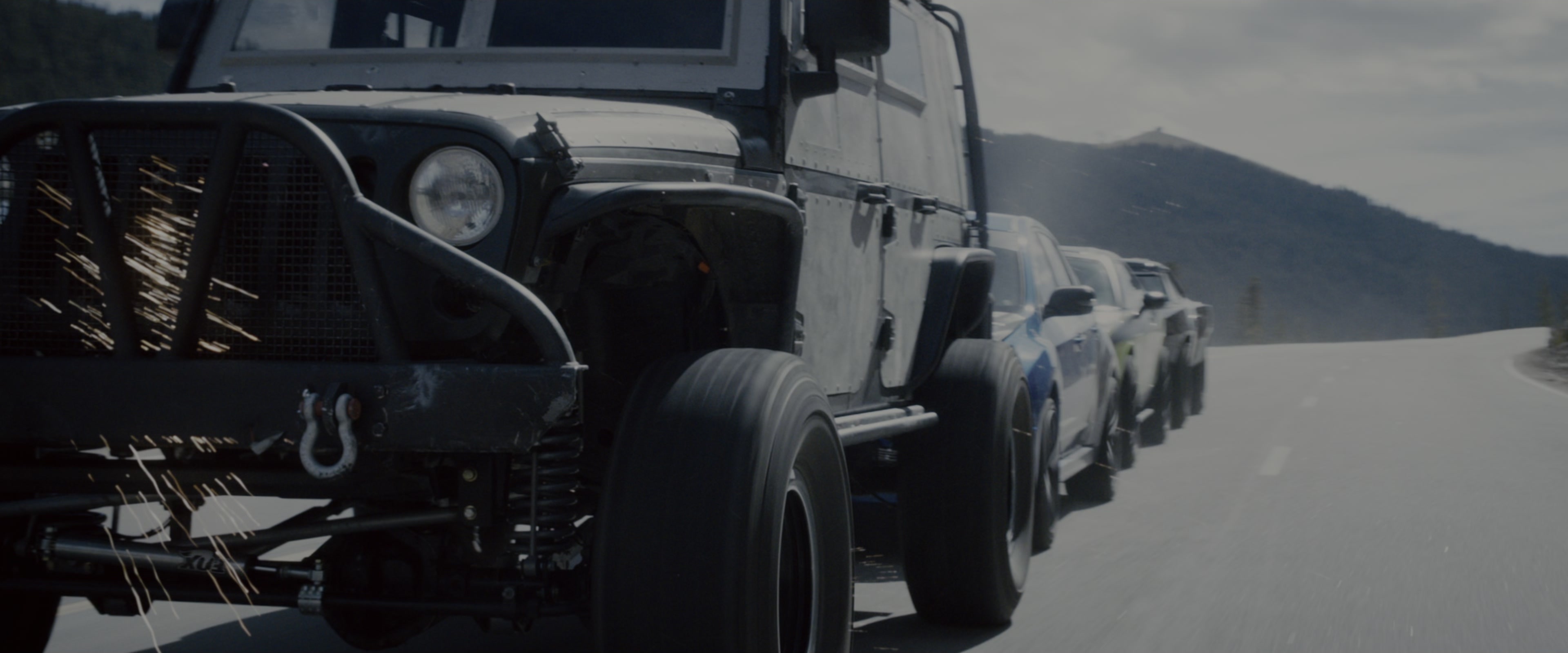 Fast & Furious 7 (2015), wide, 2.40:1 — film still
