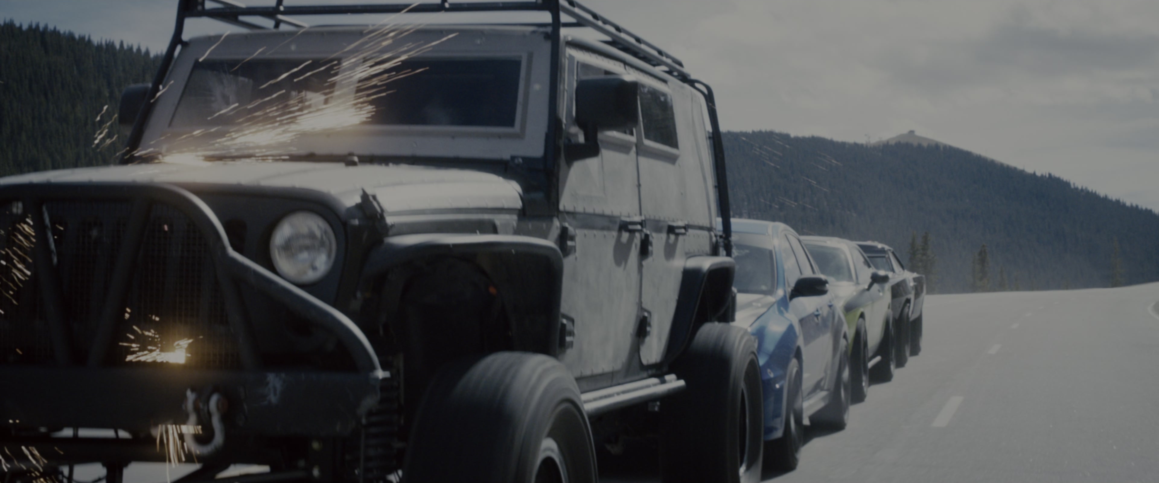 Fast & Furious 7 (2015), wide, 2.40:1 — film still