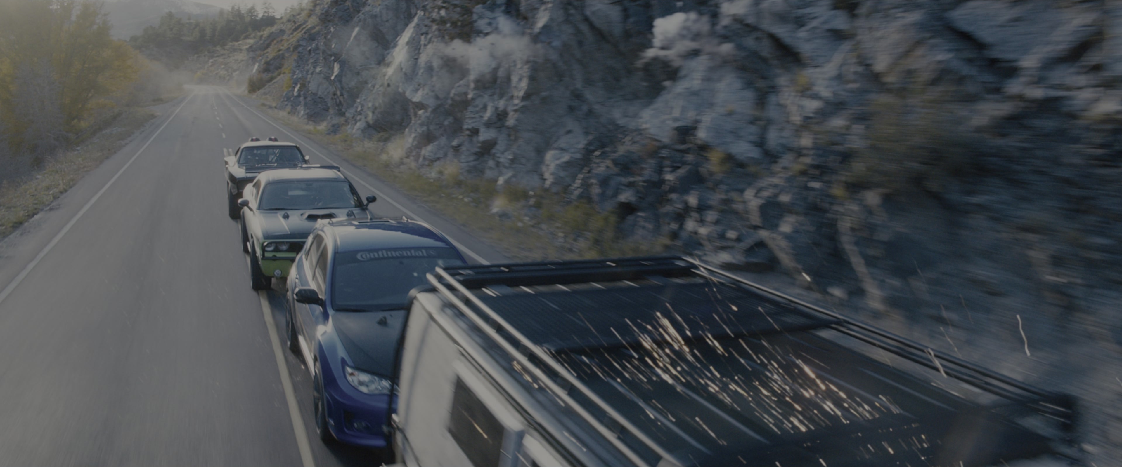Fast & Furious 7 (2015), wide, 2.40:1 — film still