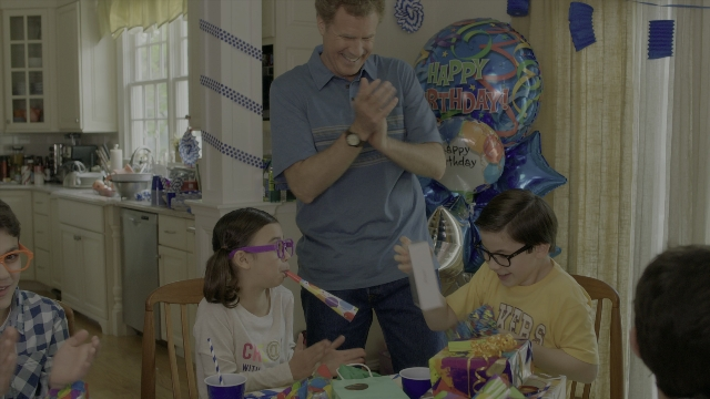 Wide shot frame from Daddy's Home 2 — sitting, standing, room