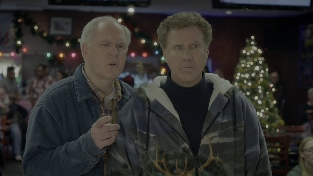 Wide shot frame from Daddy's Home 2 — sitting, standing, room