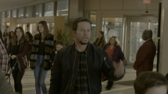 Wide shot frame from Daddy's Home 2 — walking, shirt, beard