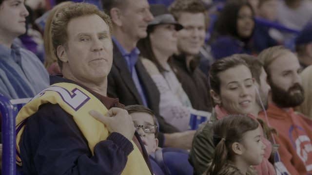 Wide shot frame from Daddy's Home — sitting, face, hair