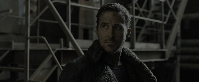 Medium shot frame from Blade Runner 2049 — standing, face, person