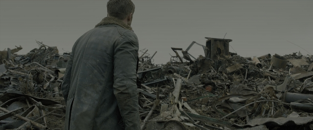 Wide shot frame from Blade Runner 2049 — standing, person