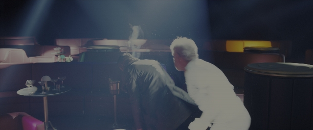 Frame from Blade Runner 2049 — room, table, dialogue