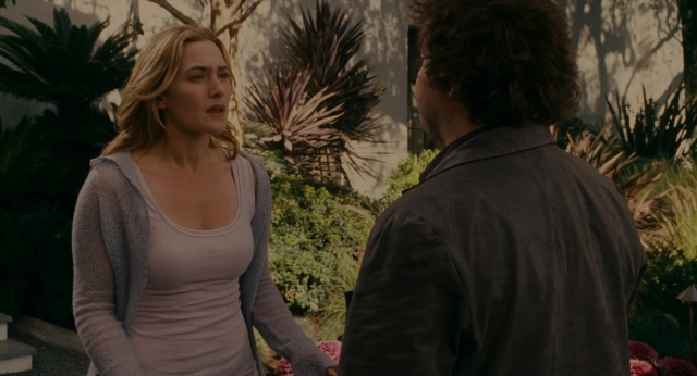 Wide shot frame from The Holiday — standing, face, hair