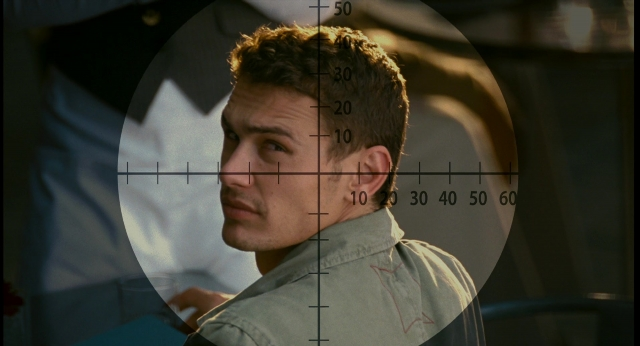 Wide shot frame from The Holiday — shirt, face, hair