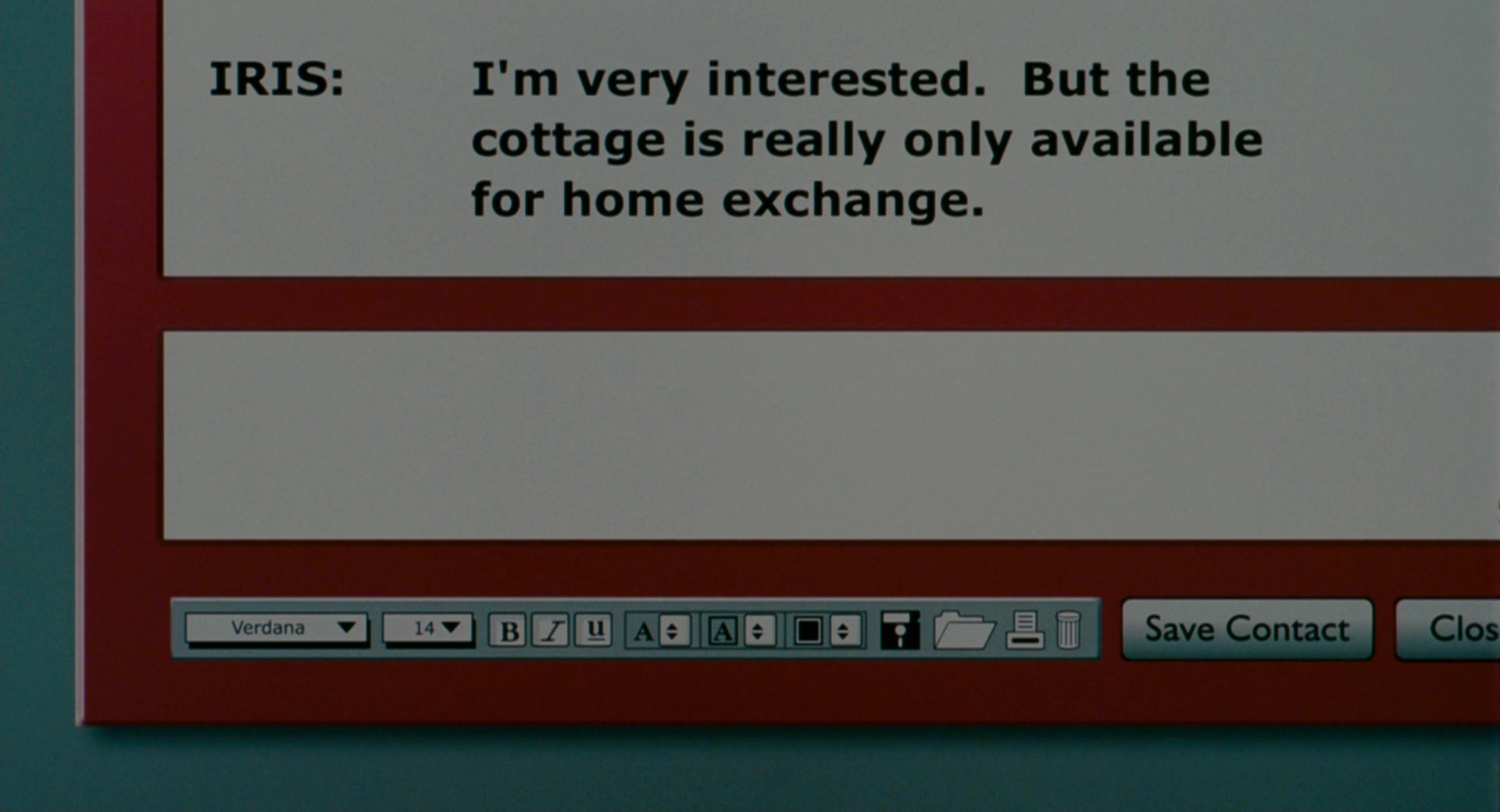 The Holiday (2006), unknown, 1.85:1 — film still