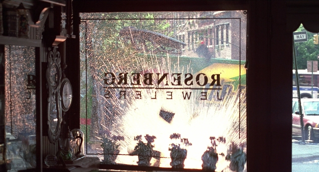 Wide shot frame from Men in Black — action, show, subject