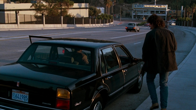 Wide shot frame from Lethal Weapon — walking, plate, street