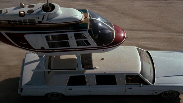 Frame from Lethal Weapon — car, bird, airplane