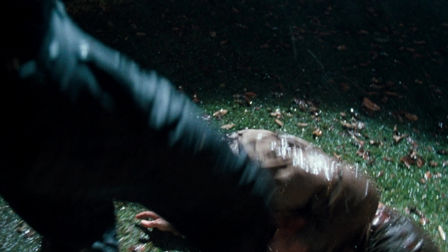 Frame from Lethal Weapon — animal, hand, water