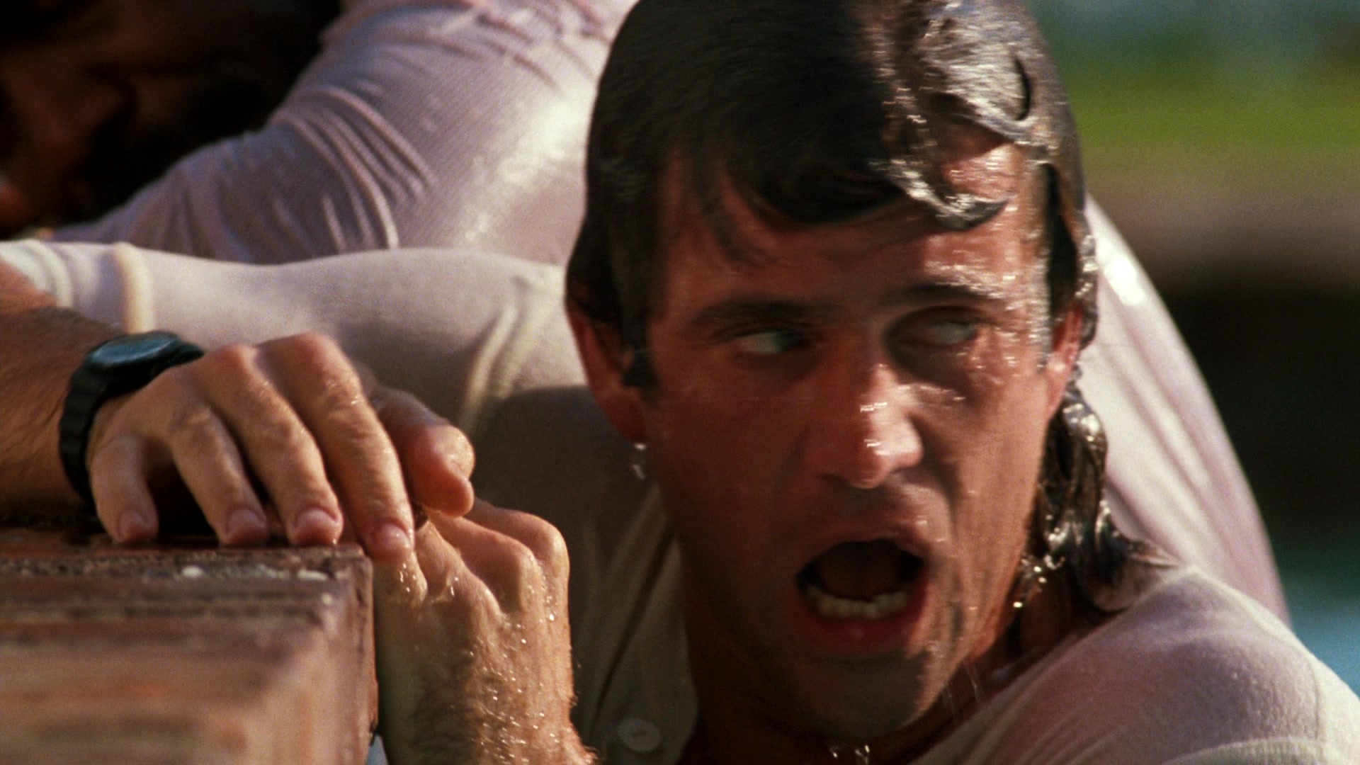 Lethal Weapon (1987), close, 1.78:1 — film still