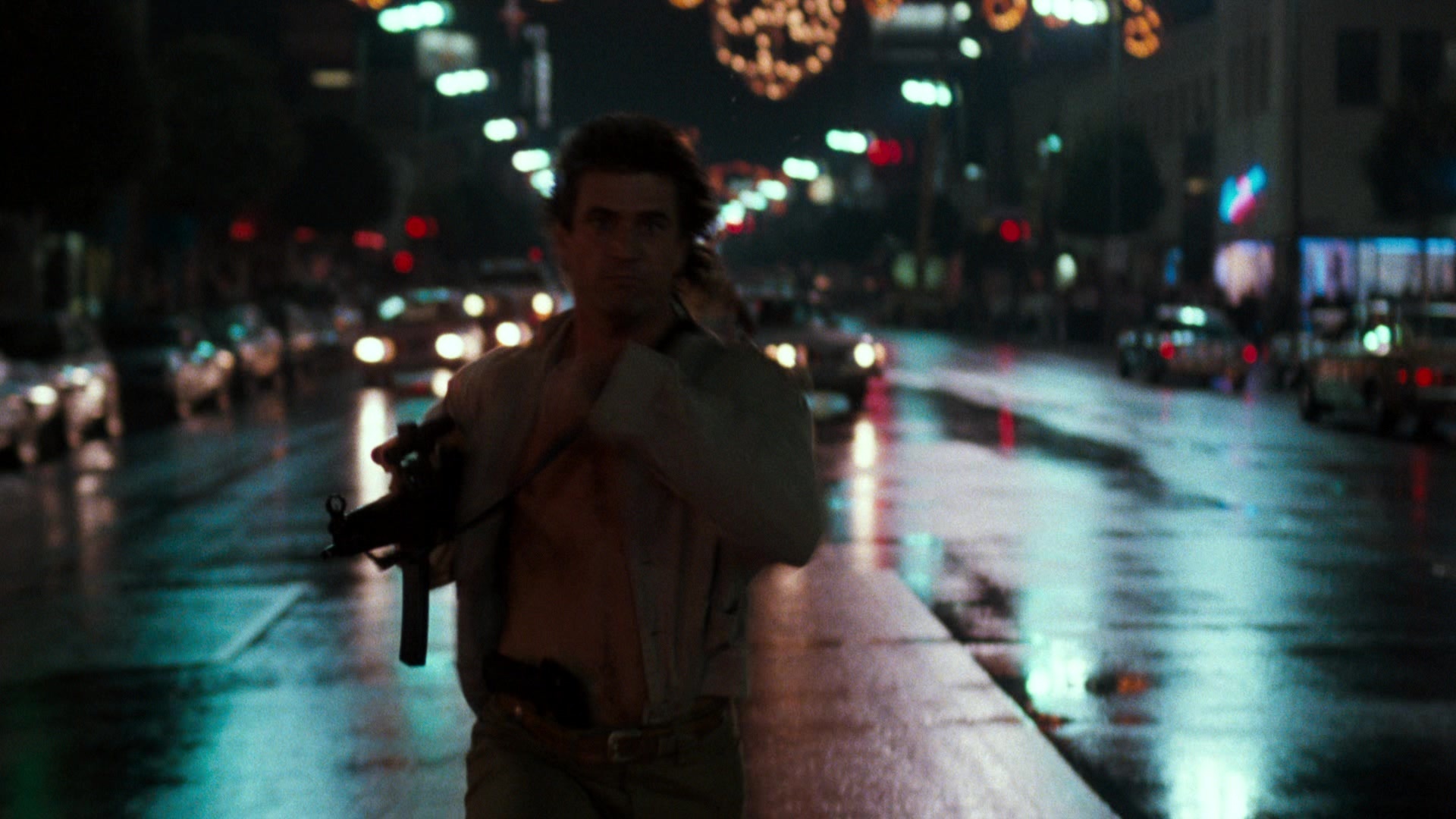 Lethal Weapon (1987), wide, 1.78:1 — film still
