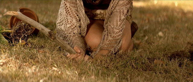 Frame from Léon — hand, person, footwear