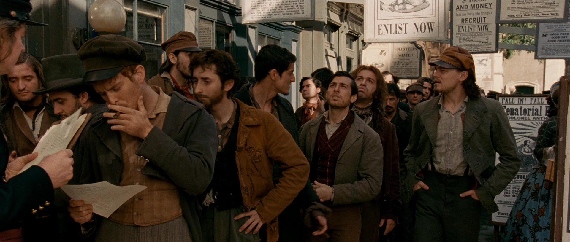 Gangs of New York (2002), wide, 2.35:1 — film still