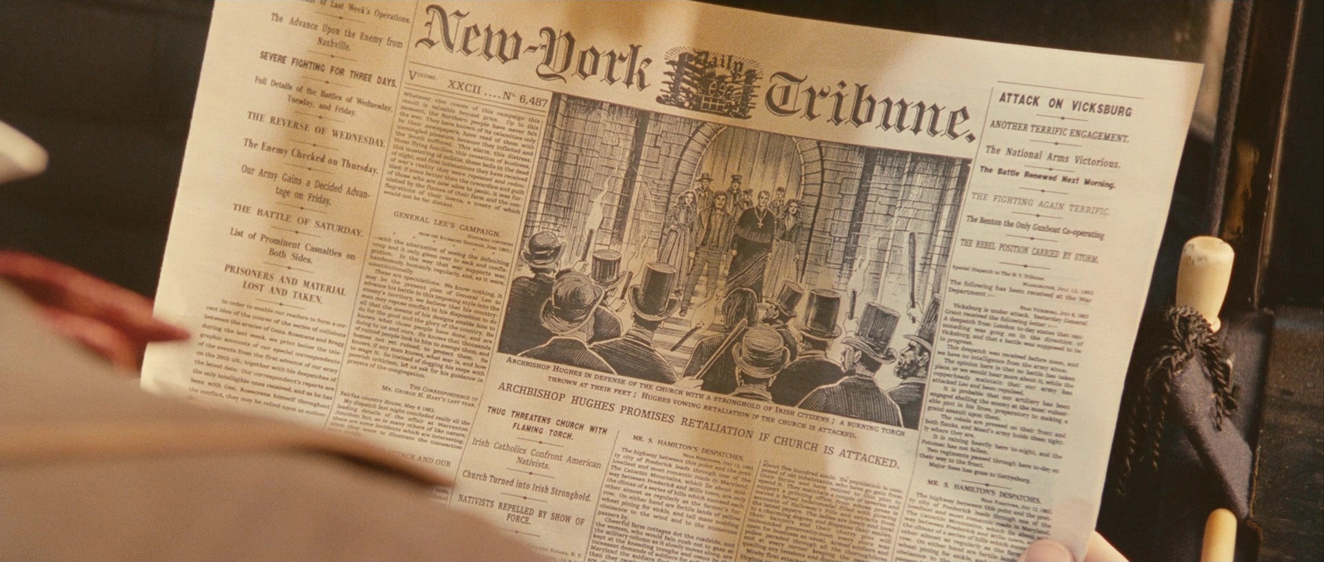 Gangs of New York (2002), wide, 2.35:1 — film still