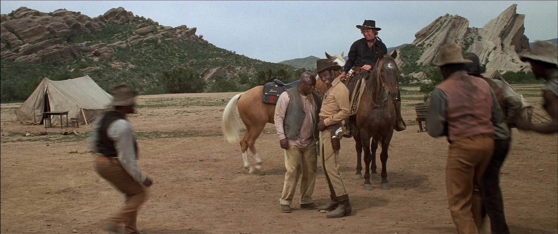 Blazing Saddles (1974), wide, 2.38:1 — film still