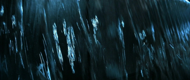 Wide shot frame from Blade — fountain