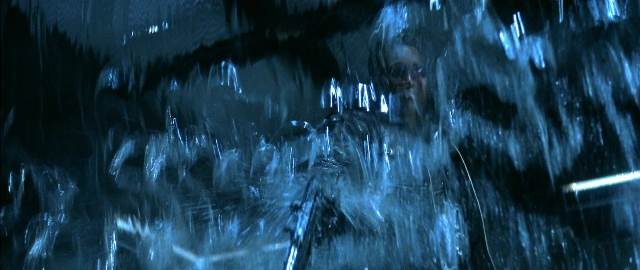 Frame from Blade — standing, face, fountain