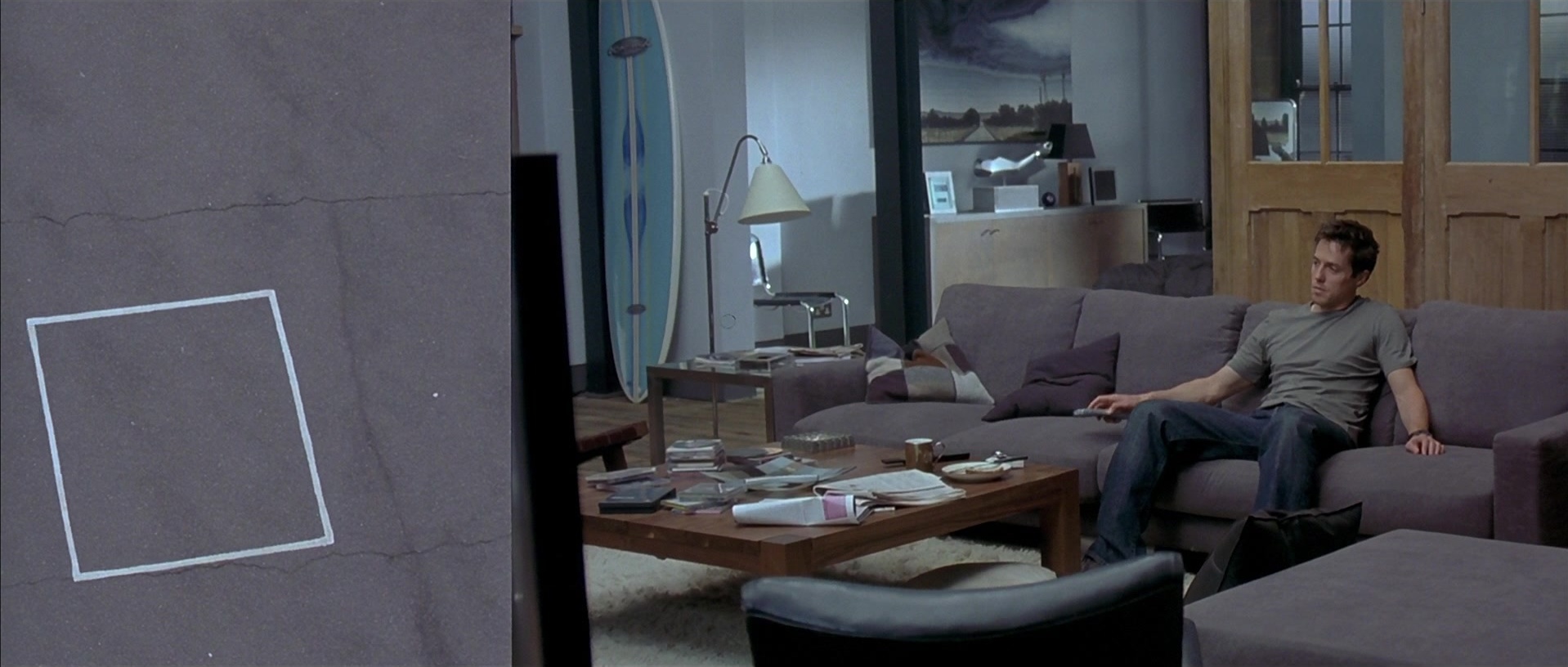 About a Boy (2002), wide, 2.35:1 — film still
