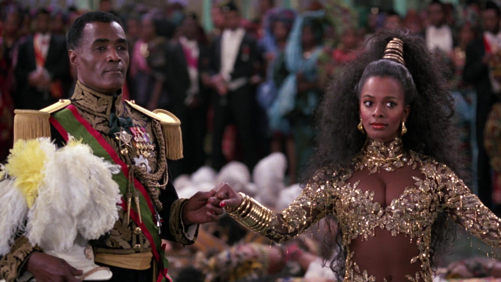 Coming to America (1988), wide, 1.78:1 — film still