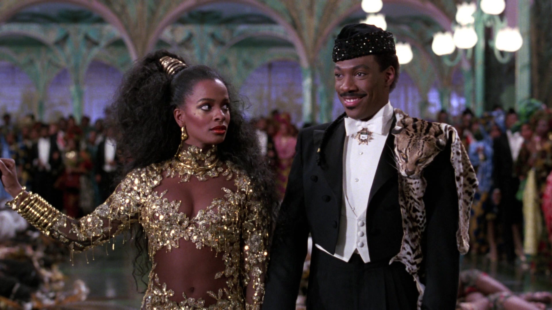 Coming to America (1988), wide, 1.78:1 — film still