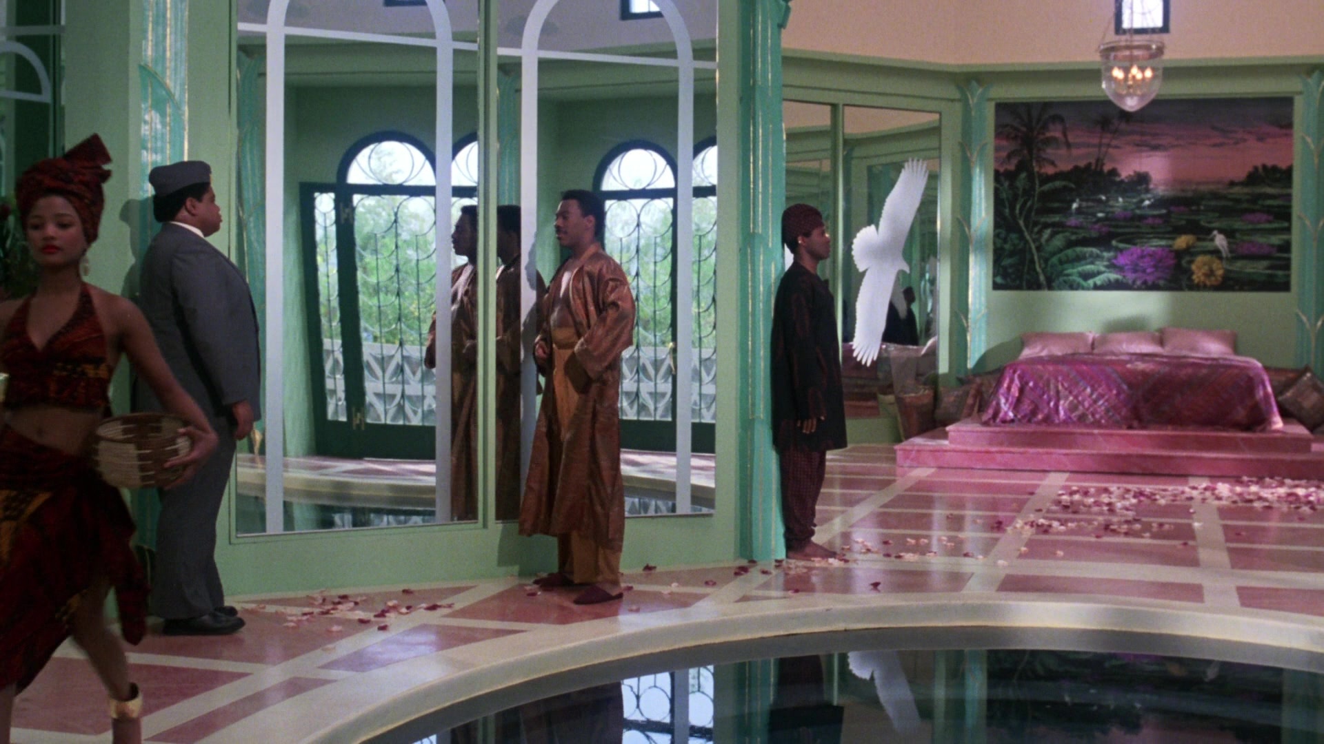 Coming to America (1988), wide, 1.78:1 — film still