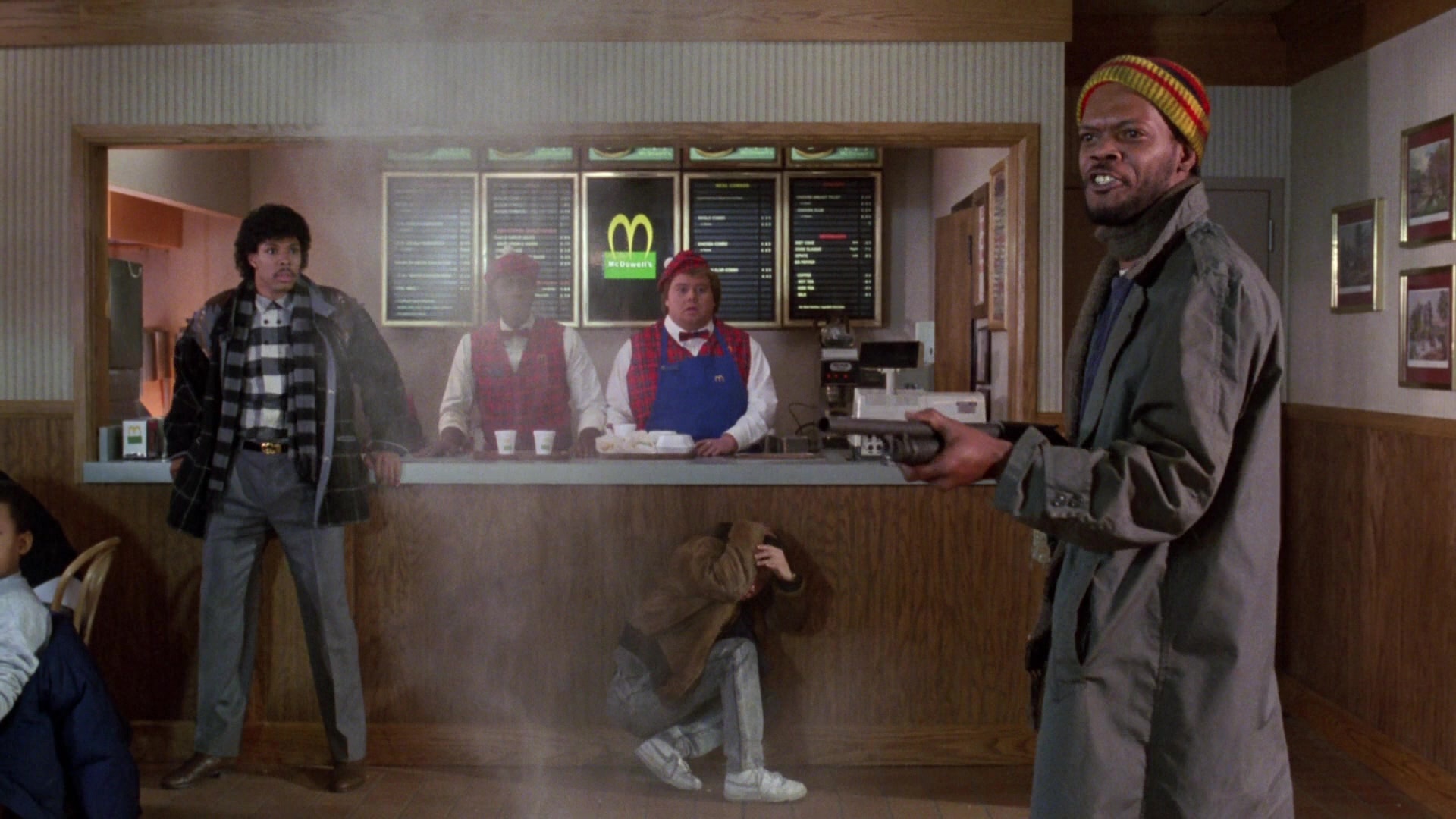 Coming to America (1988), wide, 1.78:1 — film still