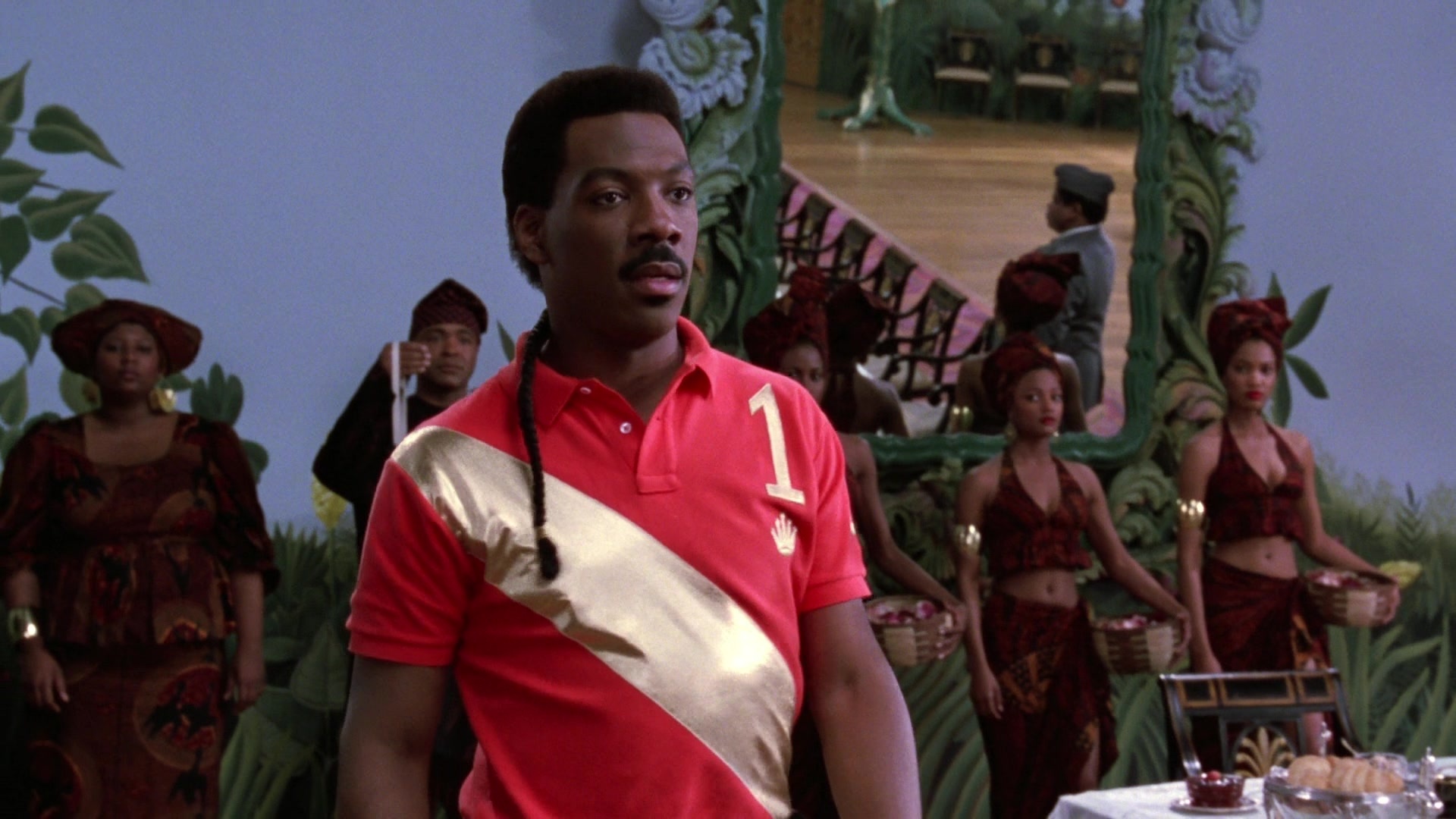 Coming to America (1988), wide, 1.78:1 — film still