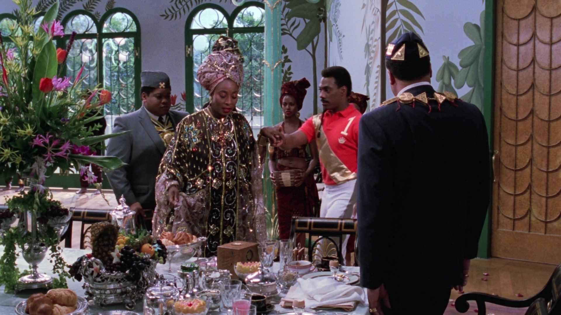 Coming to America (1988), wide, 1.78:1 — film still
