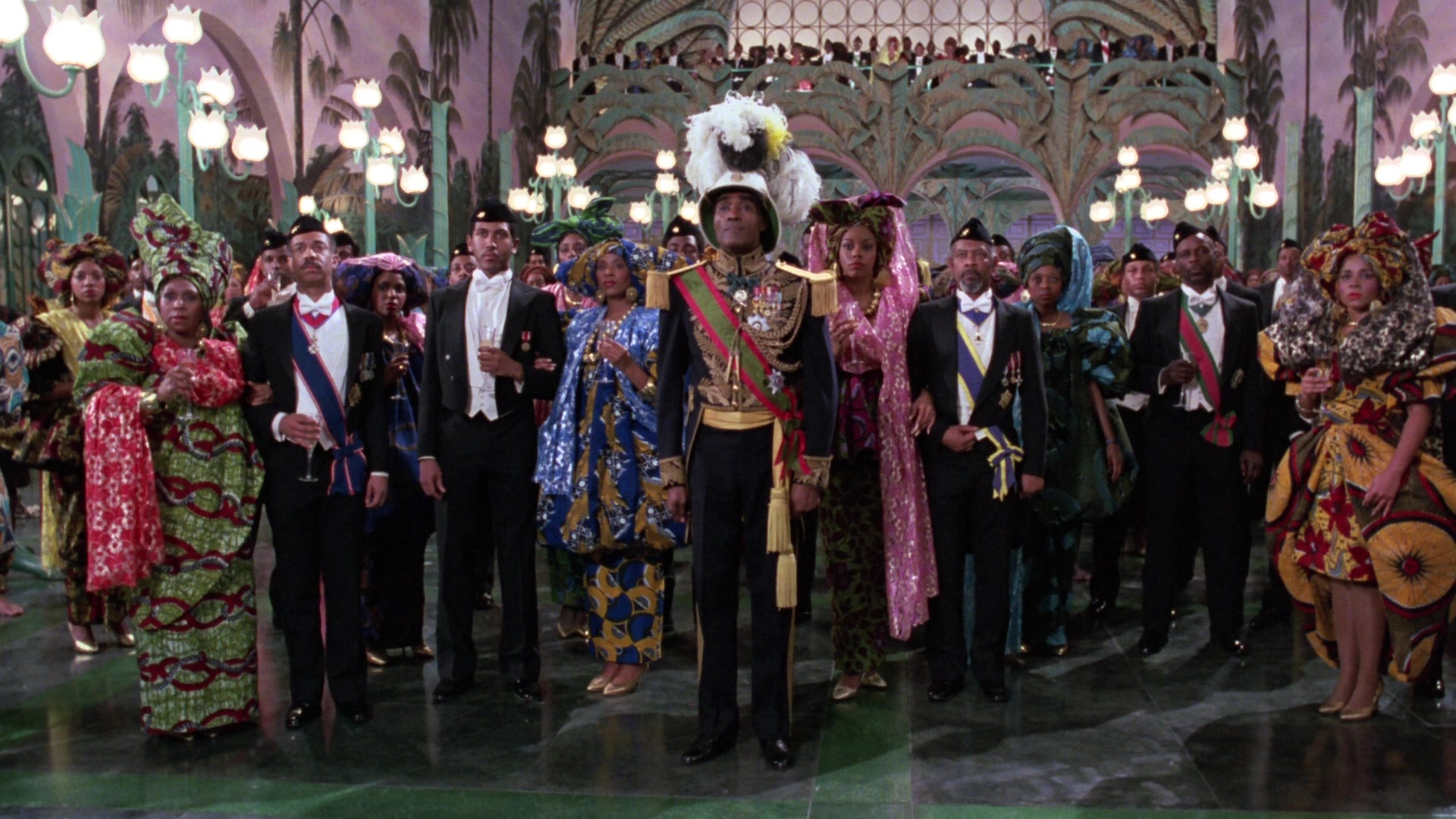 Coming to America (1988), wide, 1.78:1 — film still
