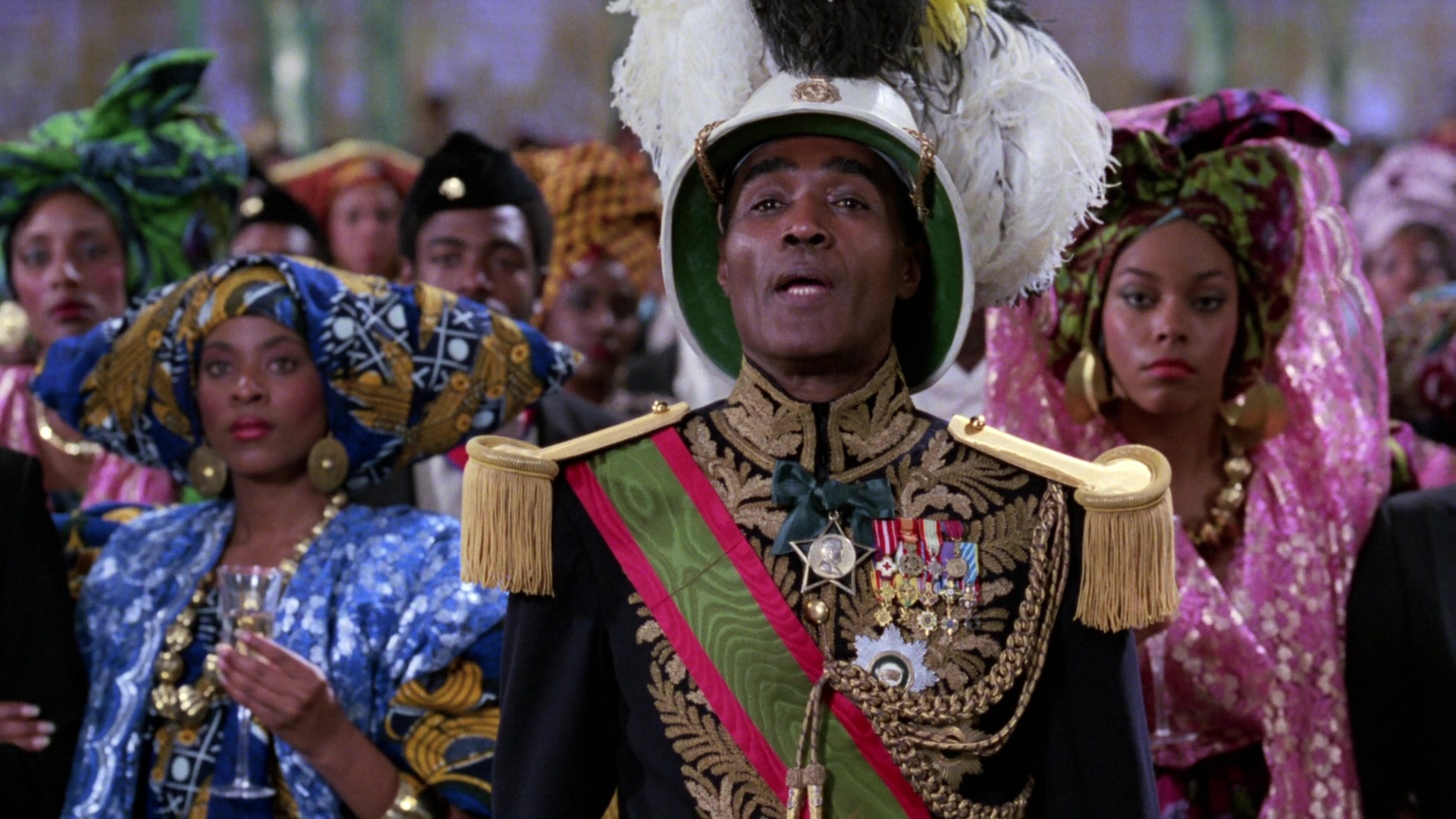 Coming to America (1988), wide, 1.78:1 — film still