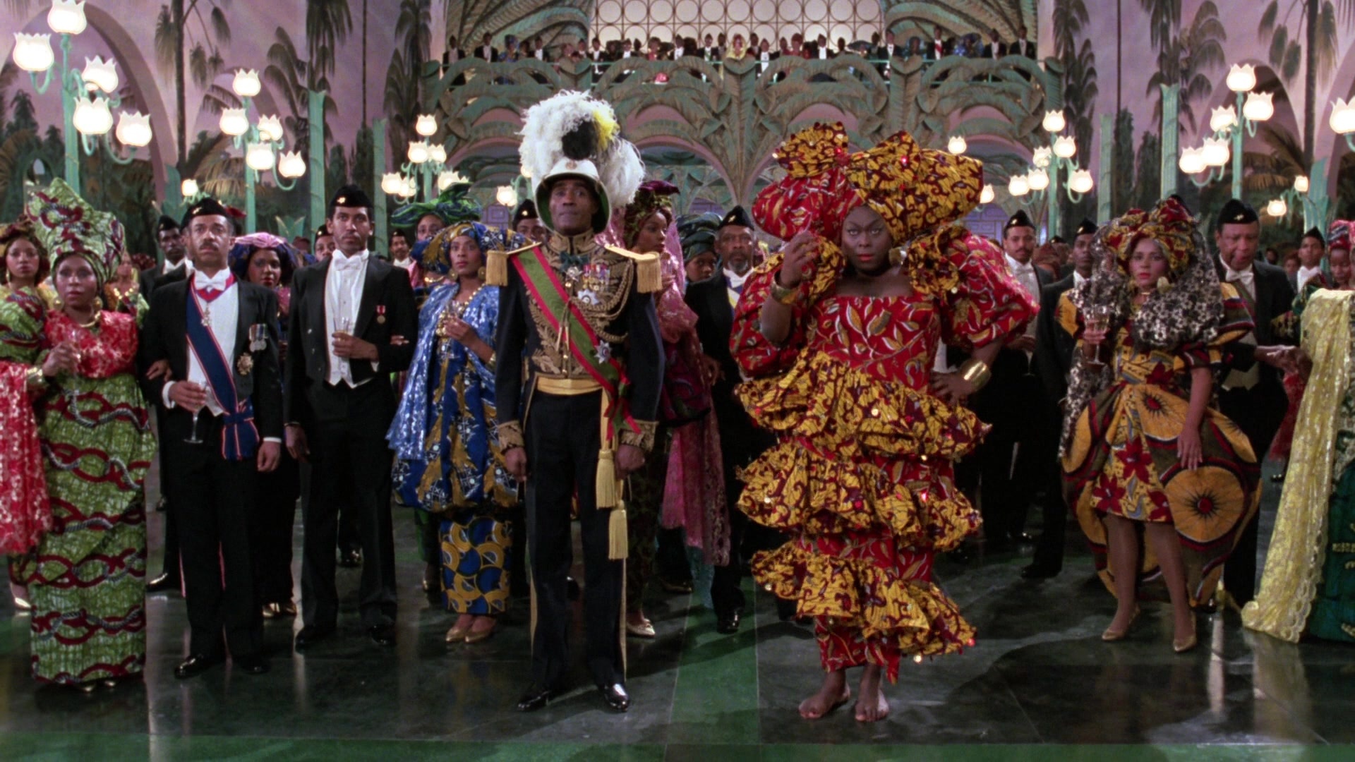 Coming to America (1988), wide, 1.78:1 — film still
