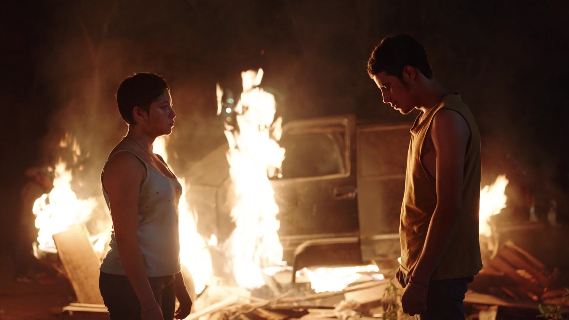 Noche de Fuego (2021), wide, 1.78:1 — film still