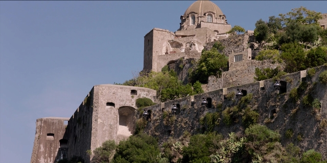 Frame from Men in Black International — castle