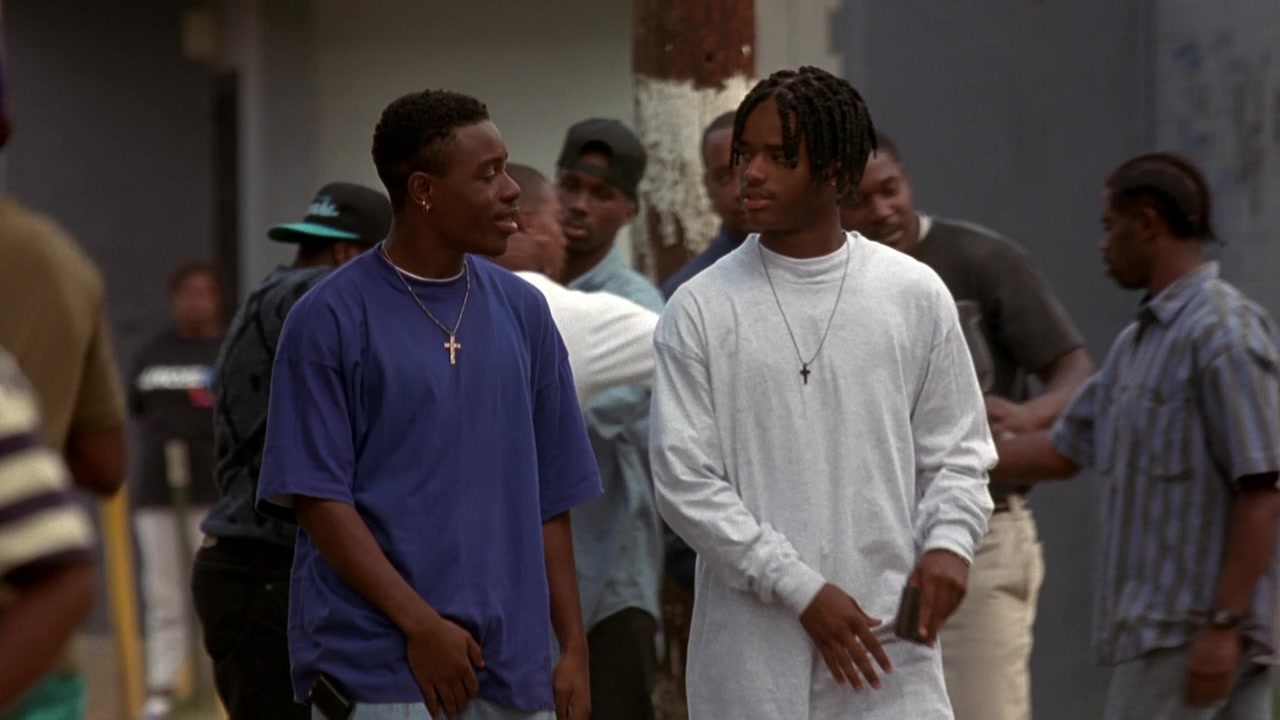 Menace II Society (1993), wide, 1.78:1 — film still