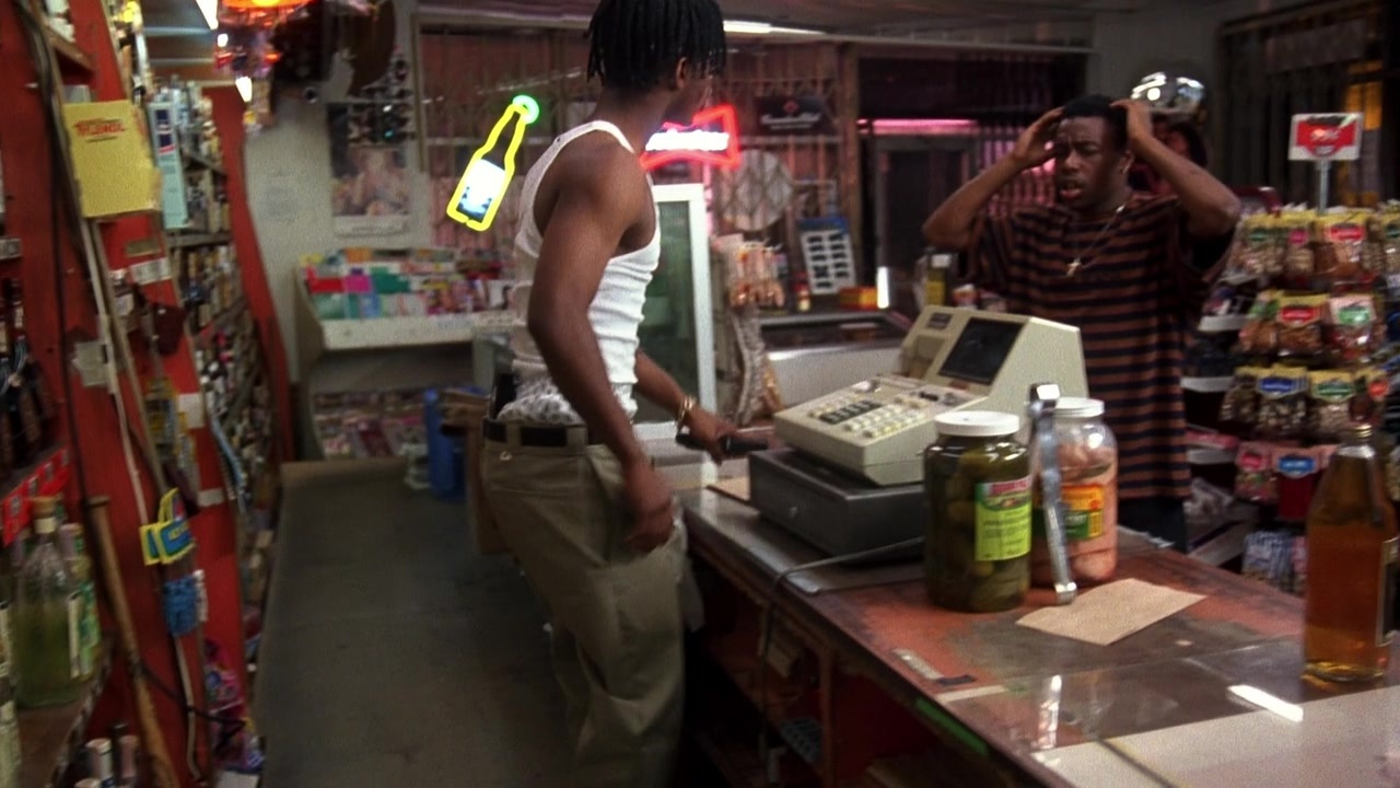 Menace II Society (1993), wide, 1.78:1 — film still