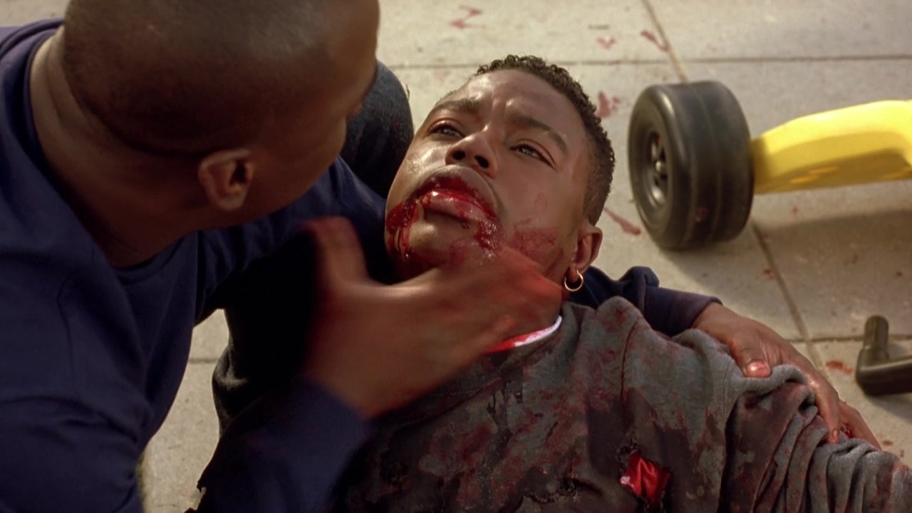 Menace II Society (1993), wide, 1.78:1 — film still